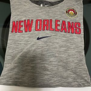 Mens Nike Dri-Fit New Orleans Basketball Long Sleeve Tee